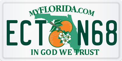 FL license plate ECTN68