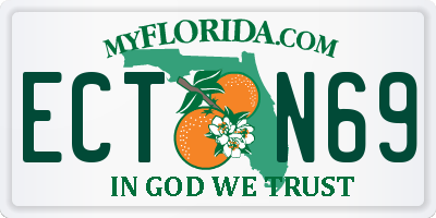 FL license plate ECTN69