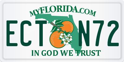 FL license plate ECTN72
