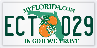 FL license plate ECTO29