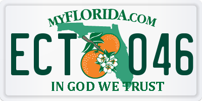 FL license plate ECTO46