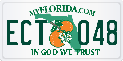 FL license plate ECTO48