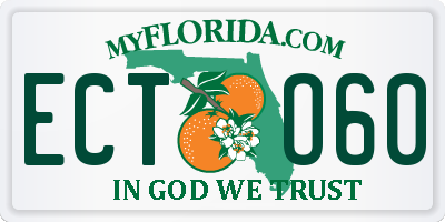 FL license plate ECTO60