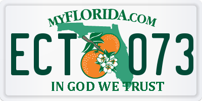 FL license plate ECTO73
