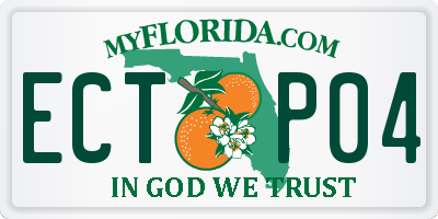 FL license plate ECTP04