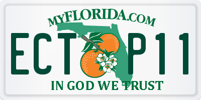 FL license plate ECTP11