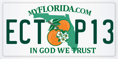 FL license plate ECTP13