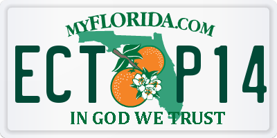 FL license plate ECTP14