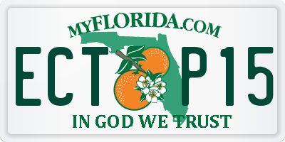 FL license plate ECTP15