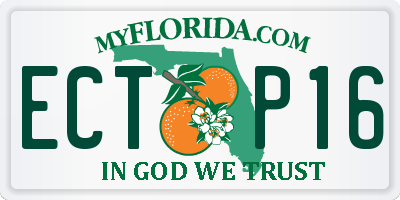 FL license plate ECTP16