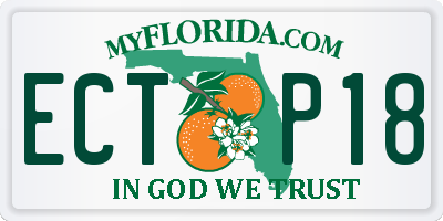 FL license plate ECTP18