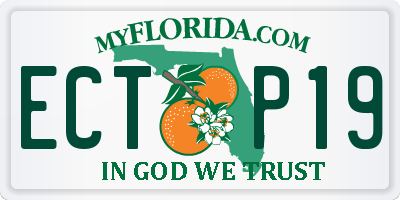 FL license plate ECTP19
