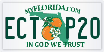 FL license plate ECTP20