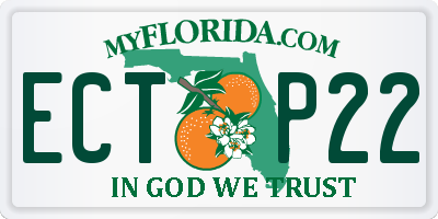 FL license plate ECTP22