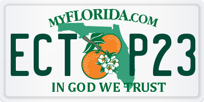 FL license plate ECTP23