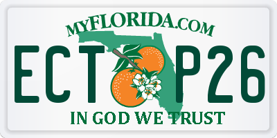 FL license plate ECTP26