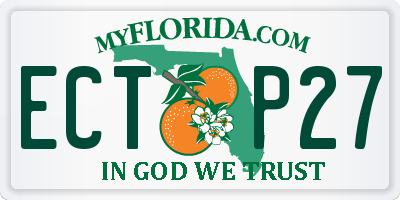 FL license plate ECTP27