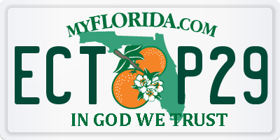 FL license plate ECTP29