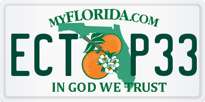FL license plate ECTP33