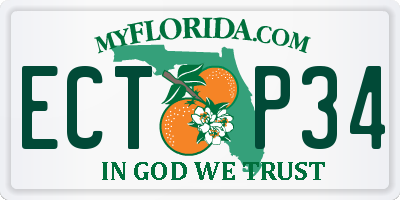 FL license plate ECTP34
