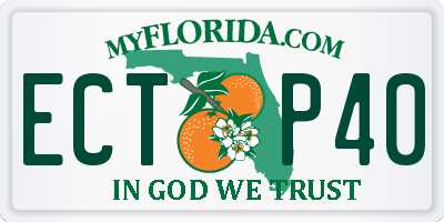 FL license plate ECTP40