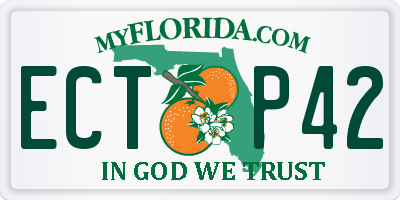 FL license plate ECTP42