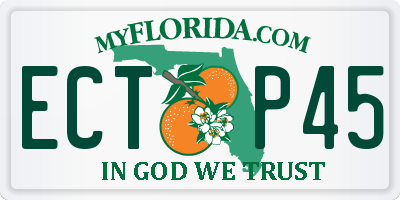 FL license plate ECTP45