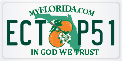 FL license plate ECTP51