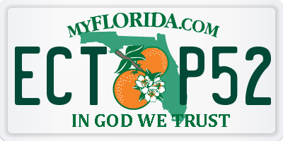 FL license plate ECTP52
