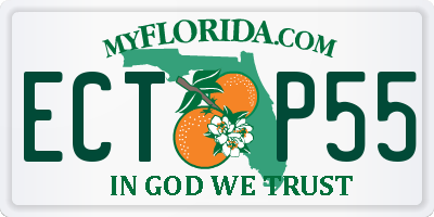 FL license plate ECTP55