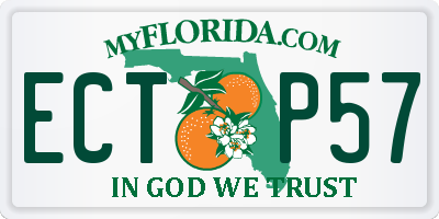 FL license plate ECTP57