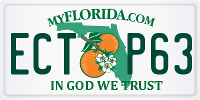 FL license plate ECTP63