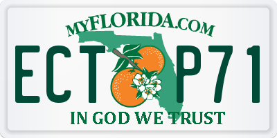 FL license plate ECTP71