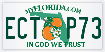 FL license plate ECTP73
