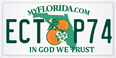 FL license plate ECTP74