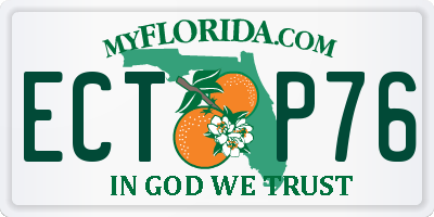 FL license plate ECTP76