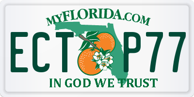 FL license plate ECTP77