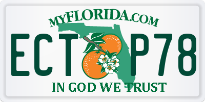 FL license plate ECTP78