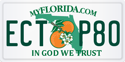 FL license plate ECTP80