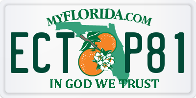 FL license plate ECTP81
