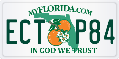 FL license plate ECTP84