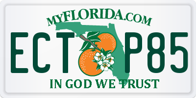 FL license plate ECTP85
