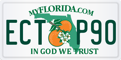 FL license plate ECTP90