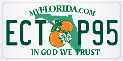 FL license plate ECTP95