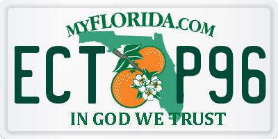 FL license plate ECTP96