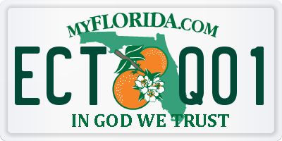 FL license plate ECTQ01