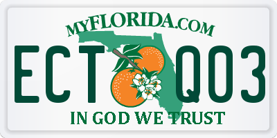 FL license plate ECTQ03