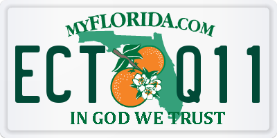 FL license plate ECTQ11
