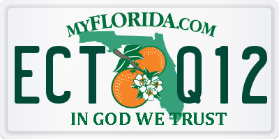 FL license plate ECTQ12