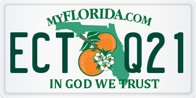 FL license plate ECTQ21